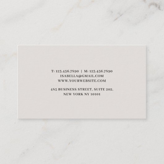 Professional Teal Gold Abstract Modern Visitekaartje (Achterkant)