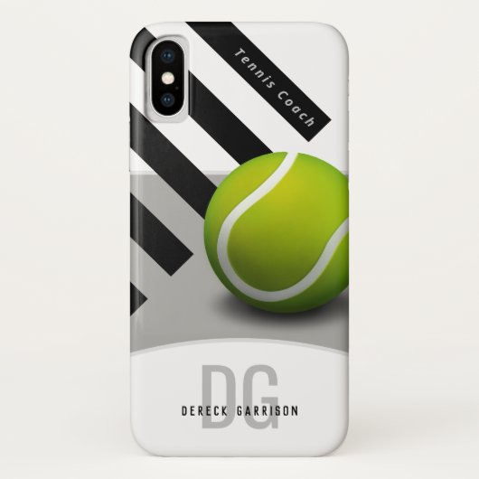 Professional Tennis Coach | Initialen Case-Mate iPhone Case (Achterkant)
