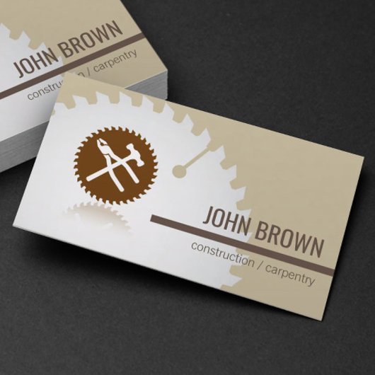 Professional Tools Construction Carpentry Handyman Visitekaartje
