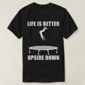 Professional Trampoline Jumping Funny Gezegde T-shirt (Design voorkant)