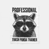 Professional Trash Panda Trainer  Fleece Deken (Voorkant)