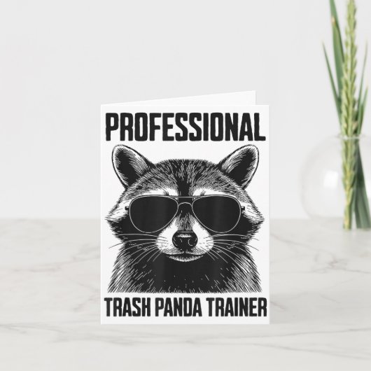Professional Trash Panda Trainer  Kaart (Voorkant)