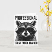 Professional Trash Panda Trainer  Kaart (Gele Bloem)