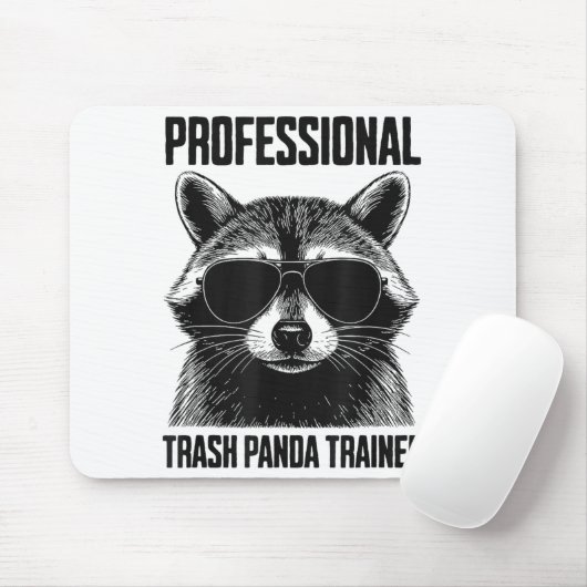 Professional Trash Panda Trainer Muismat (Met muis)