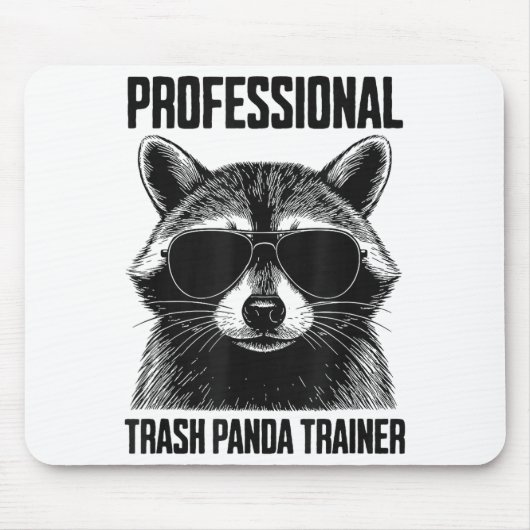 Professional Trash Panda Trainer Muismat (Voorkant)