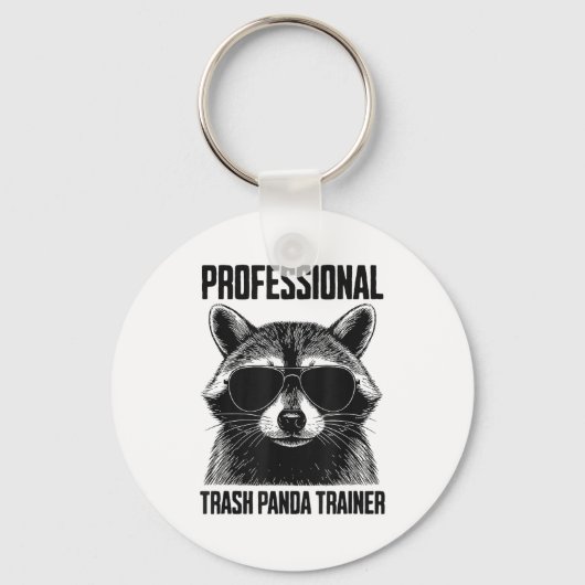 Professional Trash Panda Trainer  Sleutelhanger (Voorkant)