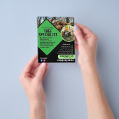 Professional Tree & Hedge Trimming Service | op ma Flyer (Hand)