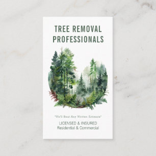 Professional Tree Removal Visitekaartje