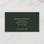 Professional Tree Trimming Service Visitekaartje (Achterkant)