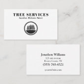 Professional Tree Trimming Service Visitekaartje (Voorkant / Achterkant)