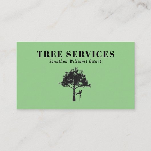 Professional Tree Trimming Service Visitekaartje (Voorkant)