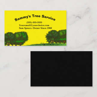 Professional Tree Trimming Service Visitekaartje