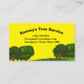 Professional Tree Trimming Service Visitekaartje (Voorkant)