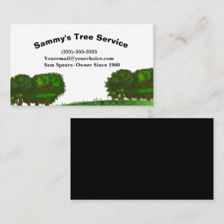 Professional Tree Trimming Service Visitekaartje