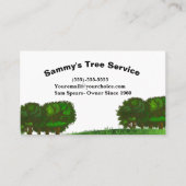 Professional Tree Trimming Service Visitekaartje (Voorkant)