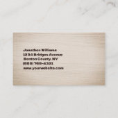 Professional Tree Trimming Service Visitekaartje (Achterkant)