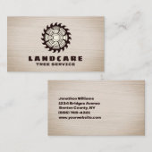 Professional Tree Trimming Service Visitekaartje (Voorkant / Achterkant)