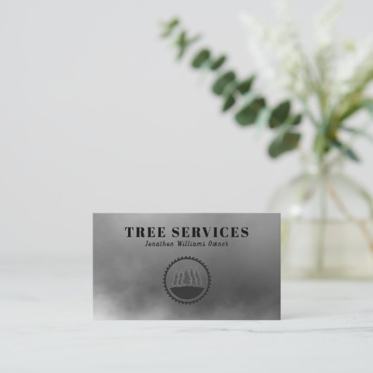 Professional Tree Trimming Service Visitekaartje (Staand voorkant)