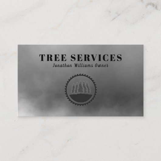 Professional Tree Trimming Service Visitekaartje (Voorkant)