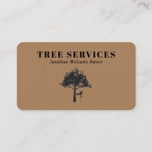 Professional Tree Trimming Service Visitekaartje (Voorkant)