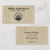 Professional Tree Trimming Service Visitekaartje (Voorkant / Achterkant)