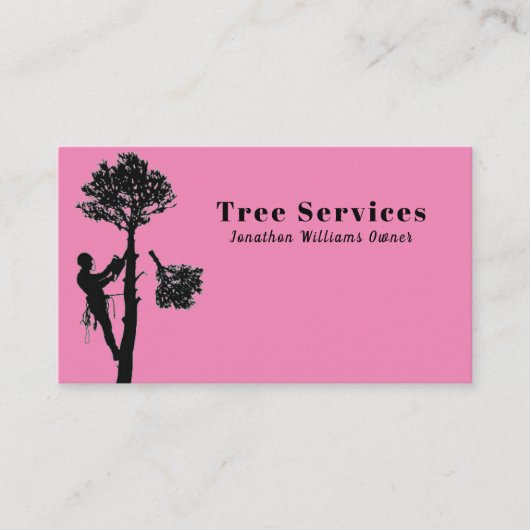 Professional Tree Trimming Services Visitekaartje (Voorkant)
