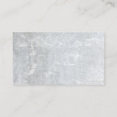 Professional Trendy Concrete eenvoudige Visitekaar Visitekaartje (Achterkant)