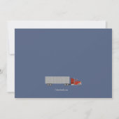 Professional Trucker Photo Invitation Kaart (Achterkant)