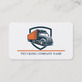 Professional Trucking Driver Simple Modern Logo Visitekaartje (Voorkant)