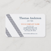 Professional Trucking Driver Simple Modern Logo Visitekaartje (Achterkant)