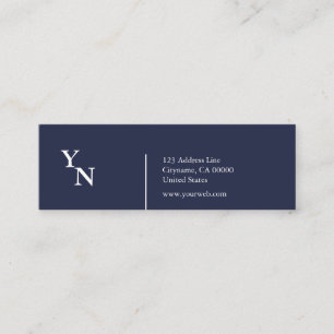 Professional Typografie Layout mini Visitekaartje