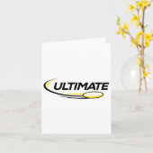 Professional Ultimate Frisbee Disk Golf Player Kaart (Gele Bloem)