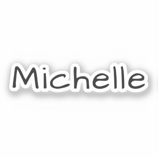 Professional Unique Casual Handwriting Sticker (Voorkant)