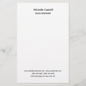 Professional Unique Classical Simple Briefpapier (Voorkant)