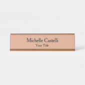 Professional Unique Classical Simple Bureau Naambordje (Voorkant)