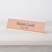 Professional Unique Classical Simple Bureau Naambordje (Voorkant)