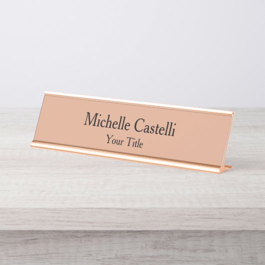 Professional Unique Classical Simple Bureau Naambordje (Voorkant)