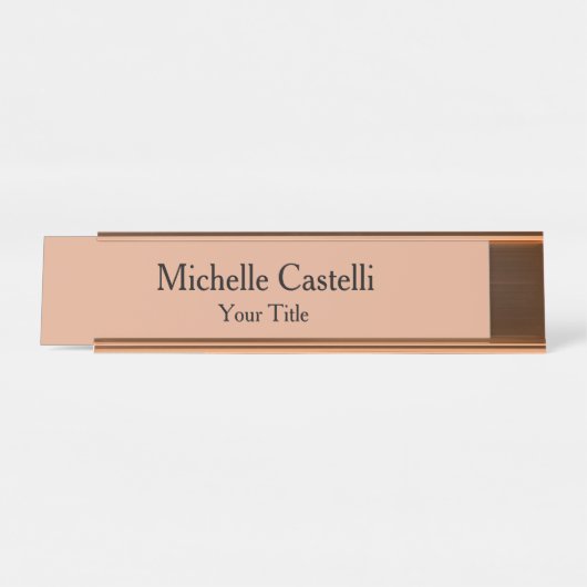 Professional Unique Classical Simple Bureau Naambordje (Voorkant)