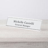 Professional Unique Classical Simple Bureau Naambordje (Voorkant)