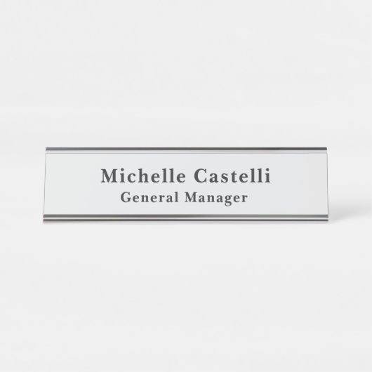 Professional Unique Classical Simple Bureau Naambordje (Voorkant)