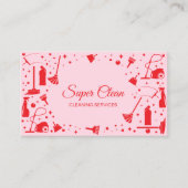 Professional Unique Maid House Cleaning Services Visitekaartje (Voorkant)