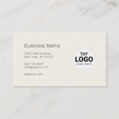 Professional UNISEX (FOTO & LOGO-INVOEGSEL) - Visitekaartje (Achterkant)