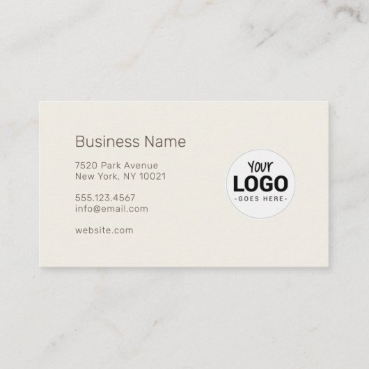 Professional UNISEX (FOTO & LOGO-INVOEGSEL) - Visitekaartje (Achterkant)