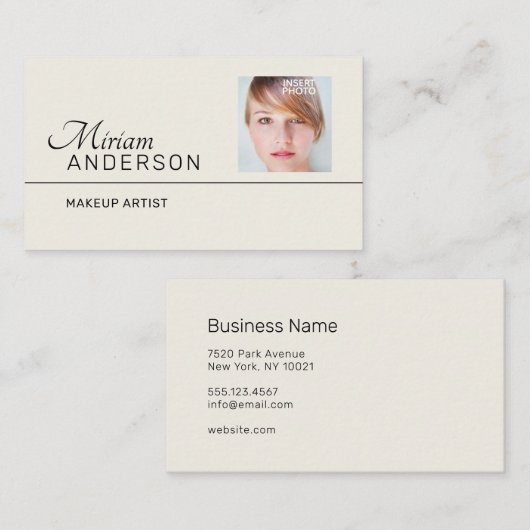 Professional UNISEX (FOTO) - Visitekaartje (Voorkant / Achterkant)