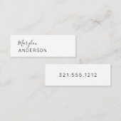 Professional - UNISEX Mini Visitekaartje (Voorkant / Achterkant)