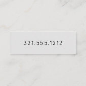 Professional - UNISEX Mini Visitekaartje (Achterkant)