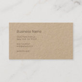 Professional - UNISEX Premium Visitekaartje (Achterkant)