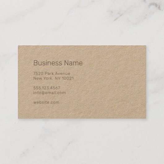 Professional - UNISEX Premium Visitekaartje (Achterkant)