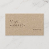 Professional - UNISEX Premium Visitekaartje (Voorkant)