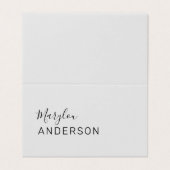 Professional - UNISEX Visitekaartje (Buitenkant ongevouwen)